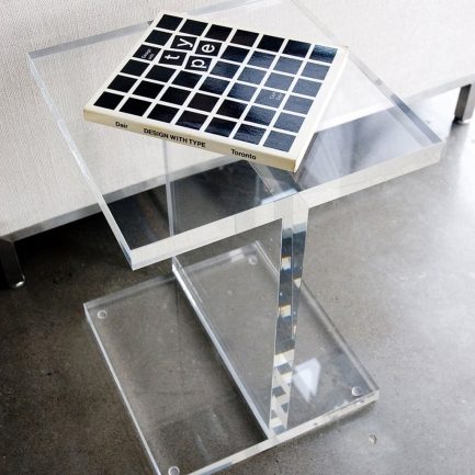 Acrylic I-Beam Table