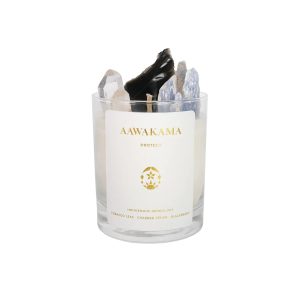 AAWAKAMA CRYSTAL ProtectRitualCandle 900x