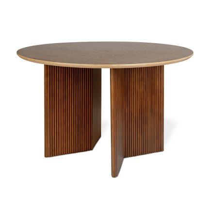 Atwell Dining Table Round Walnut P01