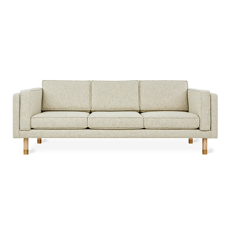Augusta Sofa Funfetti Linen Natural Ash Brass Legs P02 Augusta Sofa Funfetti Linen Natural Ash Brass Legs P02