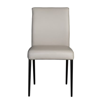 Margot Chair LightGrayLeather OMG