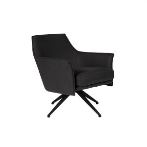 Zoey Swivel Chair Black
