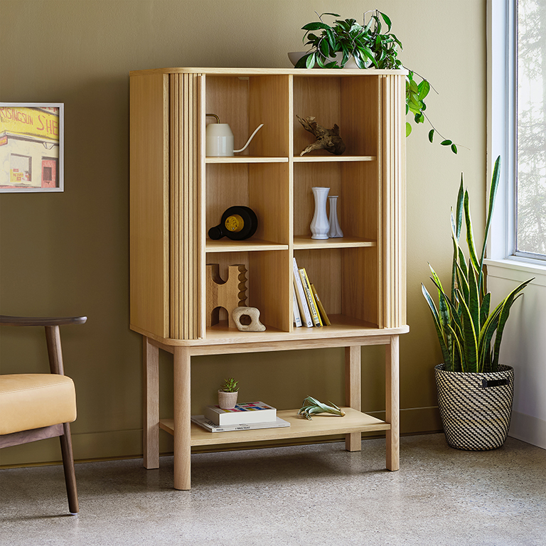 Ledger Tall Cabinet Vintage Oak L01 Ledger Tall Cabinet Vintage Oak L01