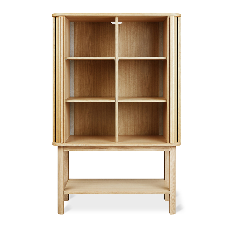 Ledger Tall Cabinet VintageOak P03 Ledger Tall Cabinet VintageOak P03