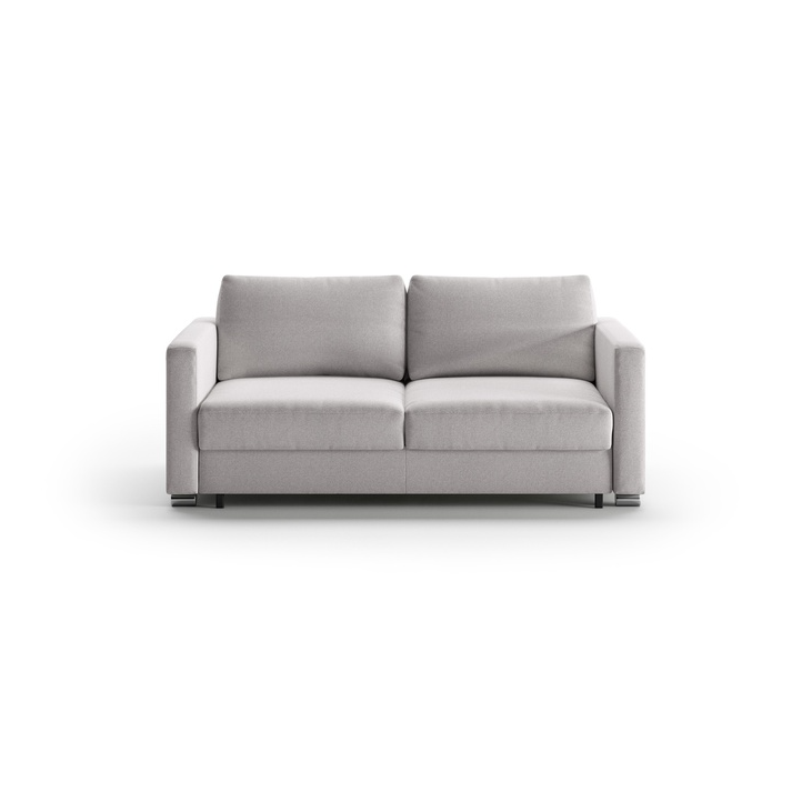 Fantasy Queen Size Sleeper (Rene 01 Fabric, Chrome)