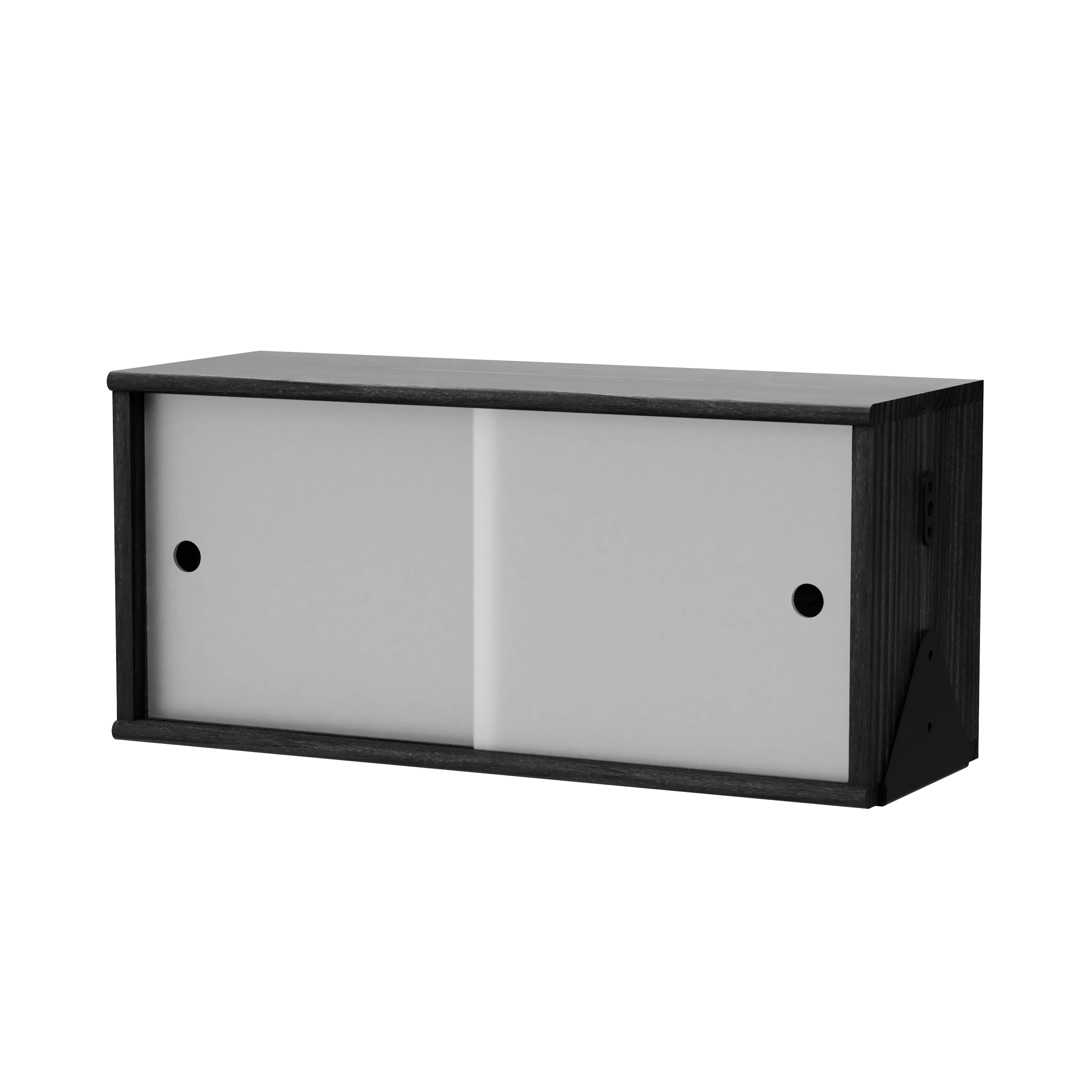 Branch Small Cabinet Black Black P01