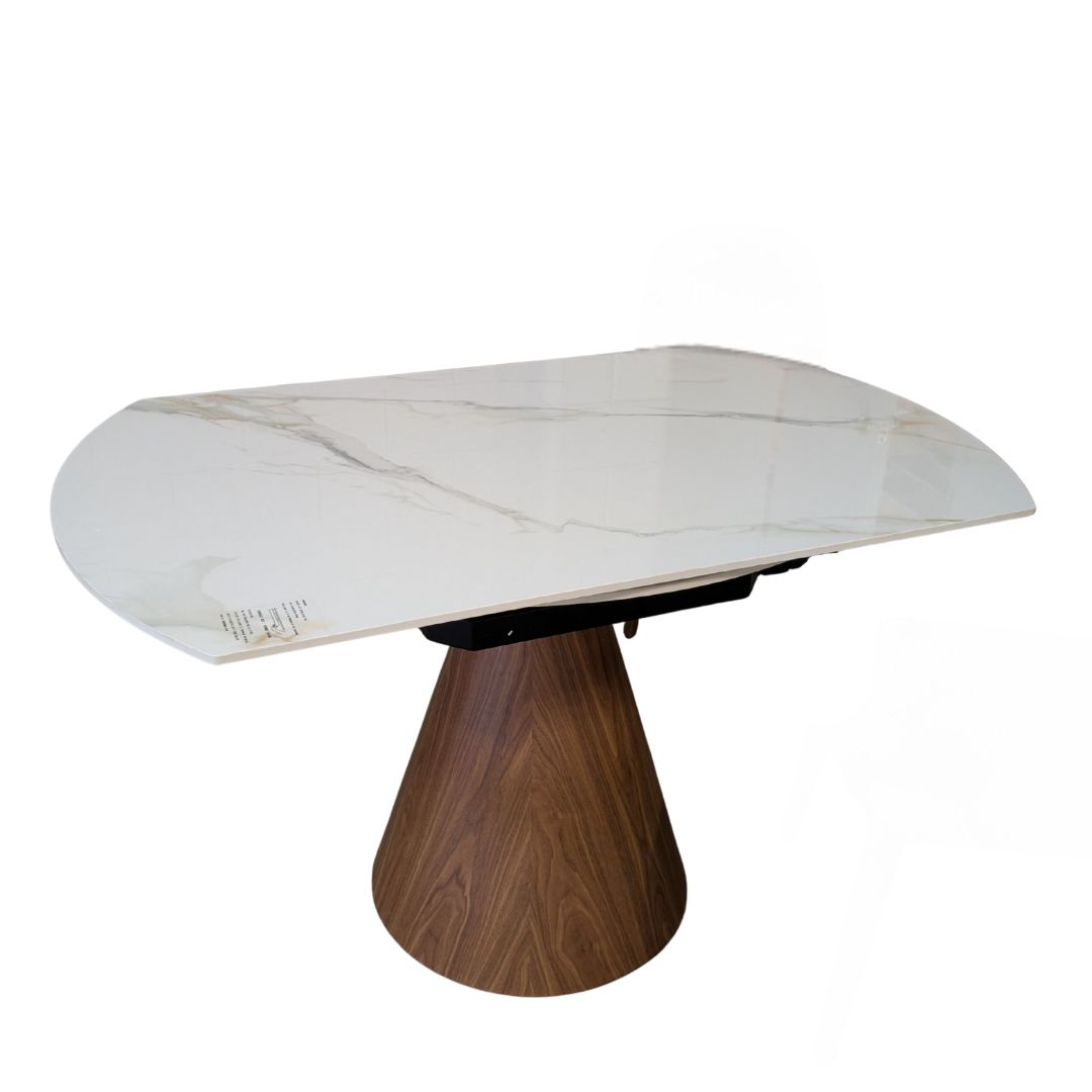 reims extension round dining tablec ceramic walnut22