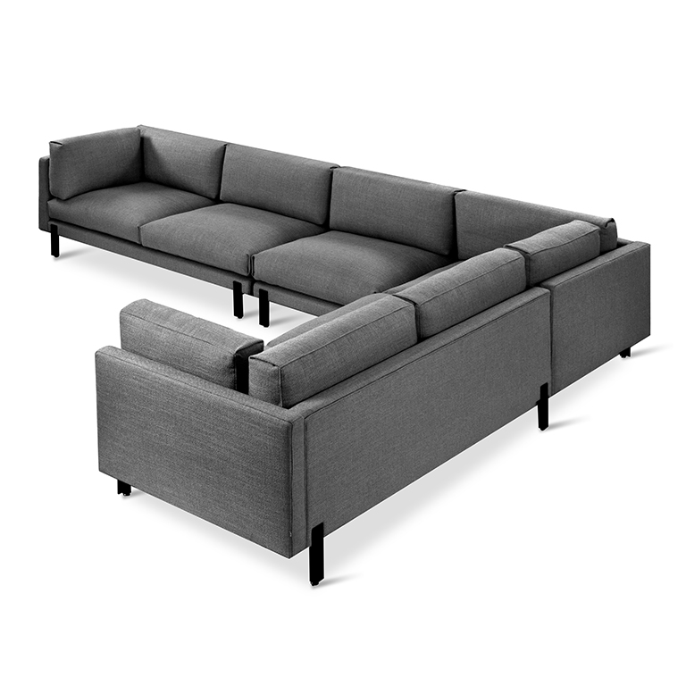 Silverlake XL Sectional Right Facing Andorra Pewter P01