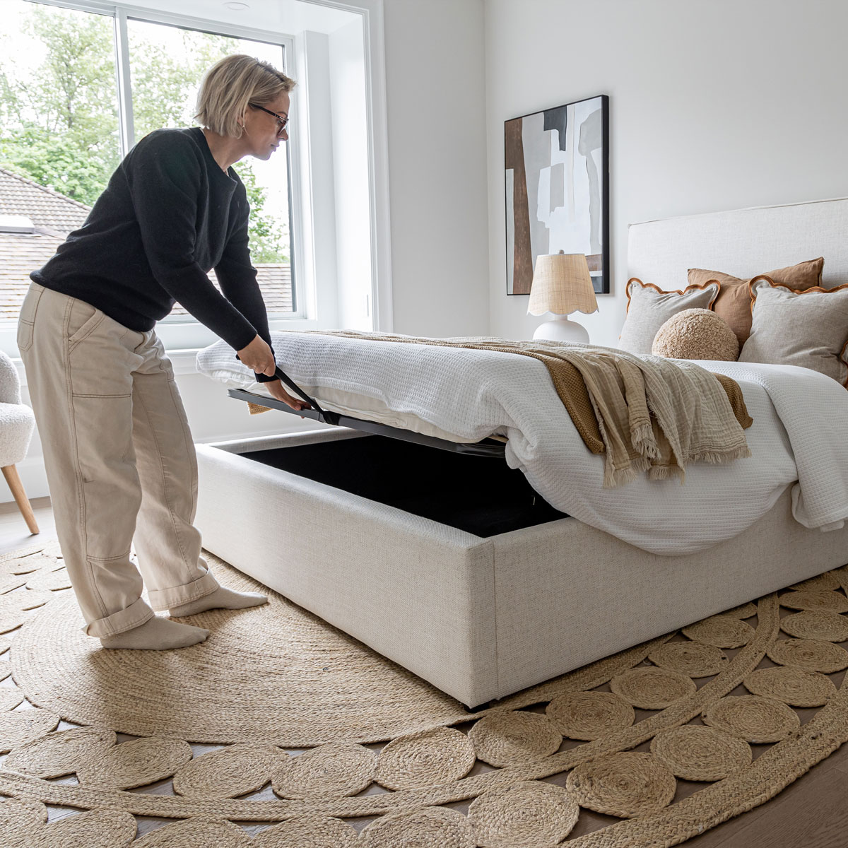 Harlow Queen Storage Bed