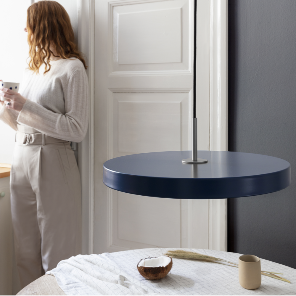 Asteria Medium Pendant Steel Top