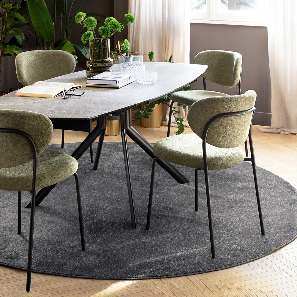 Giove 55-80" Extendable Table Melamine Top