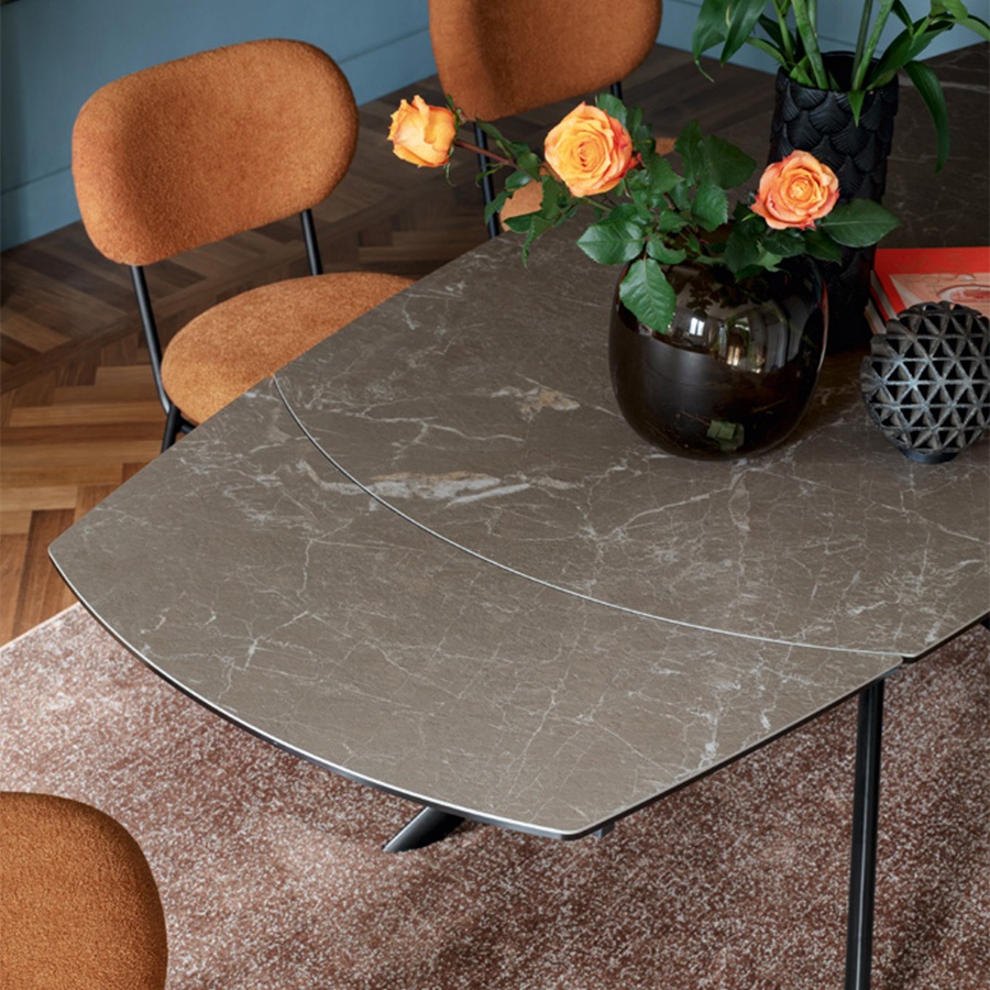 Giove 55-80" Extendable Table Melamine Top