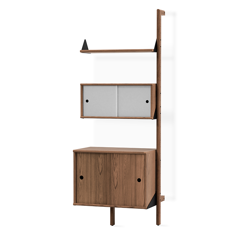 Branch 1 Multi Storage Unit Add On Walnut Black Walnut P01