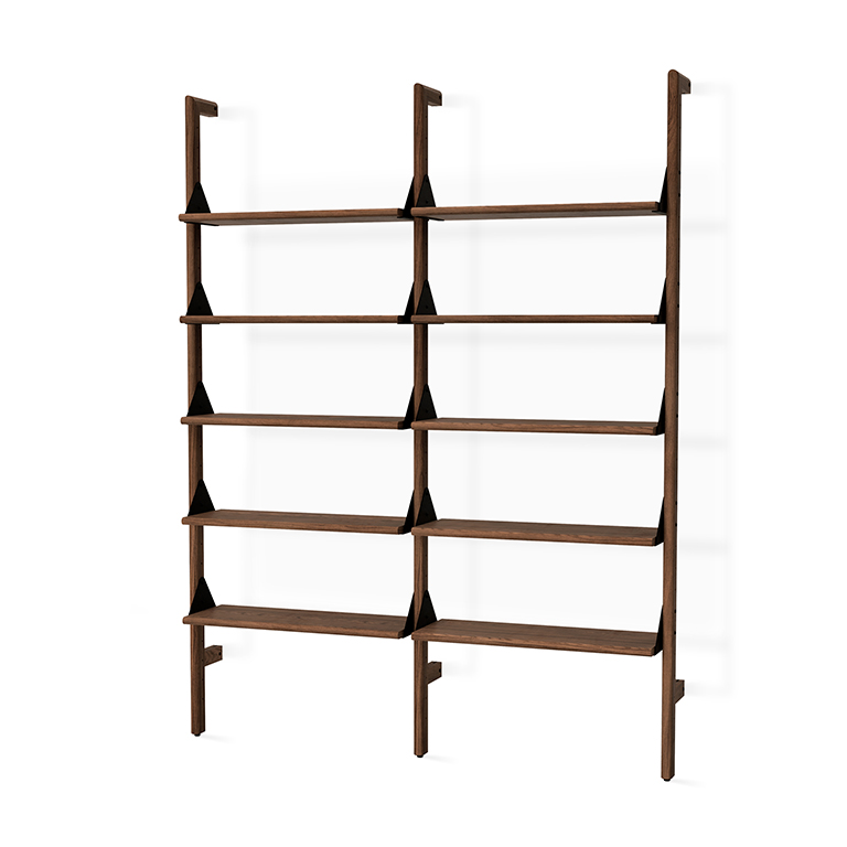 Branch 2 Shelving Unit Walnut Black Walnut P01