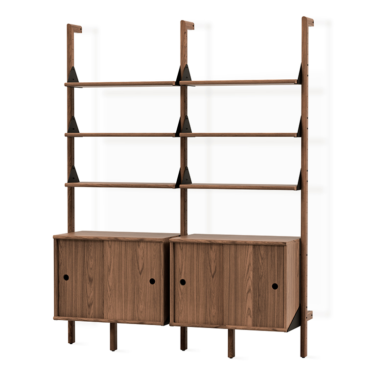 Branch 2 Storage Unit Walnut Black Walnut P01