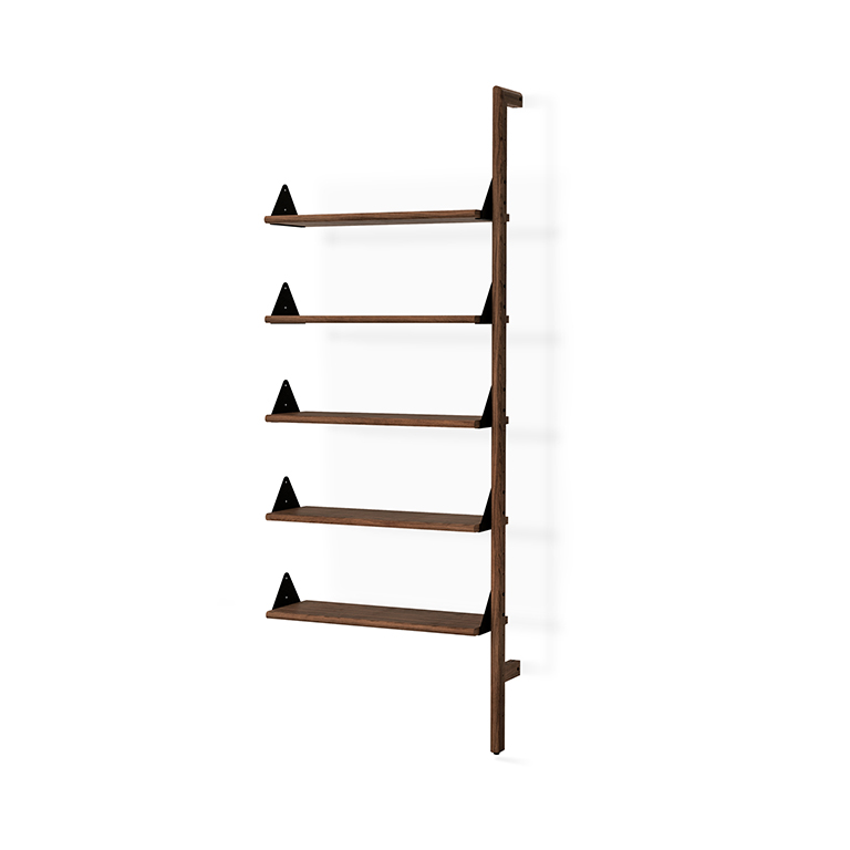 Branch Shelving Unit Add On Walnut Black Walnut P01