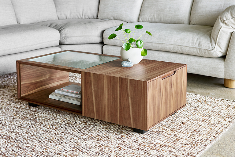 Conway Coffee Table Natural Walnut L01 Conway Coffee Table Natural Walnut L01