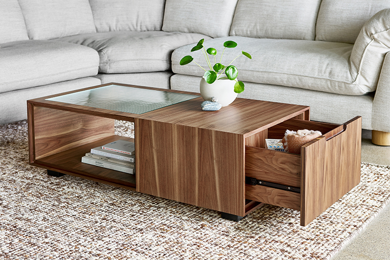 Conway Coffee Table Natural Walnut L02 Conway Coffee Table Natural Walnut L02