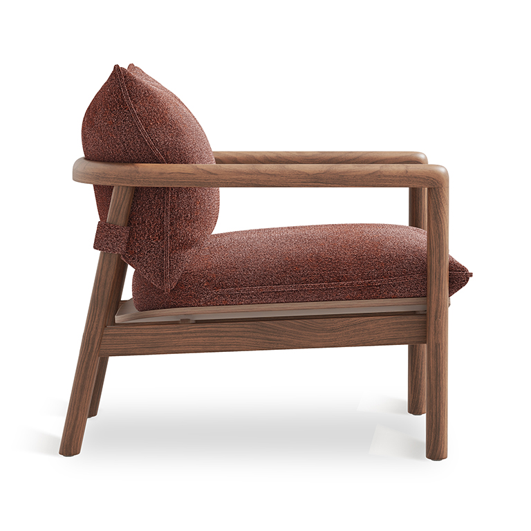 Humber Chair Regency Beet & Natural Walnut P03 Humber Chair Regency Beet & Natural Walnut P03