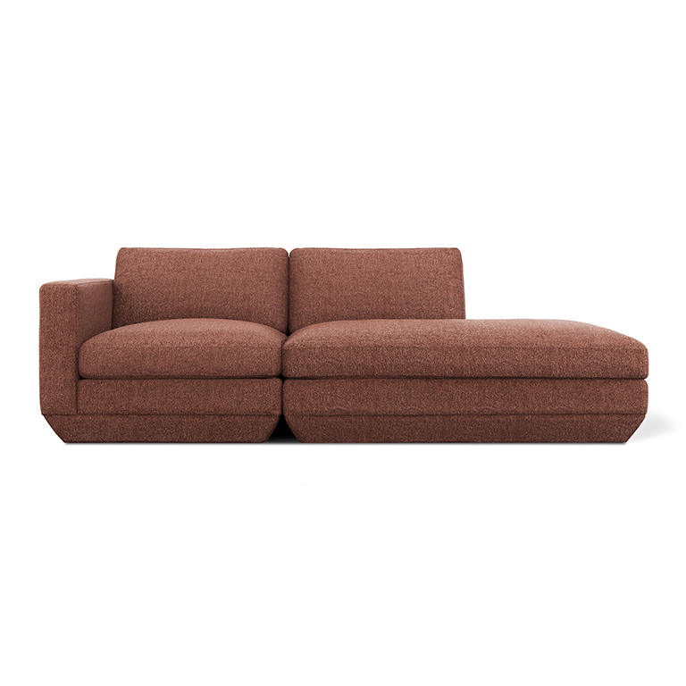 Podium Modular 2PC Lounge Sofa Right Regency Beet P02