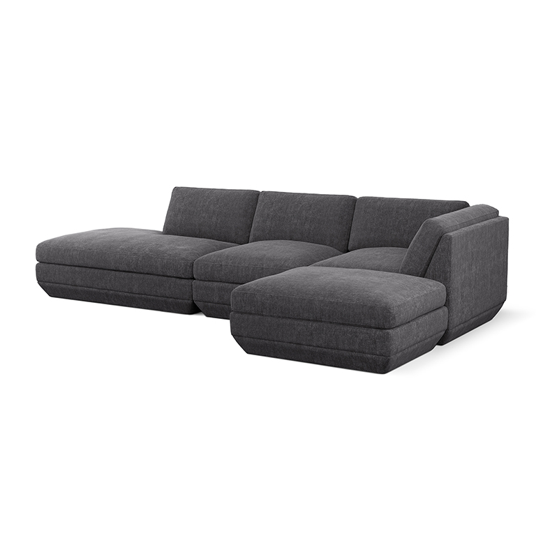 Podium 104x92" 4-Piece Lounge Sectional B