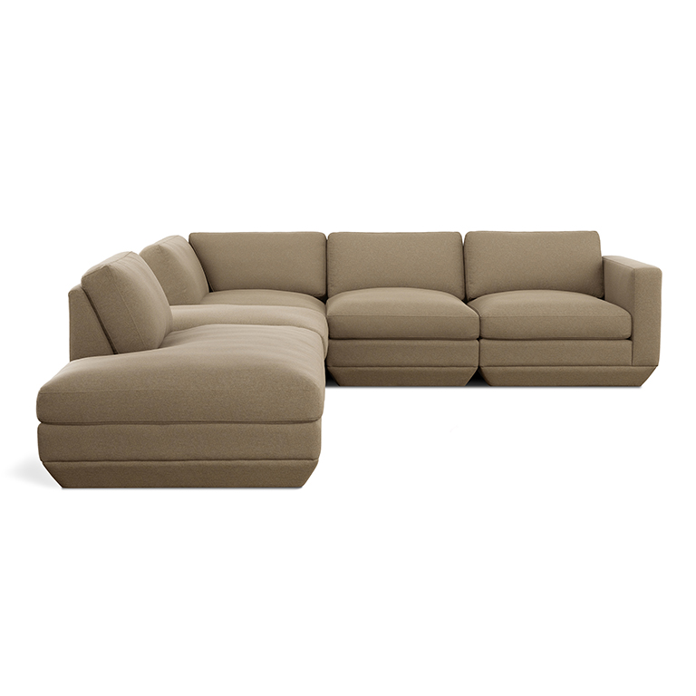 Podium 104x122" 5-Piece Sectional A