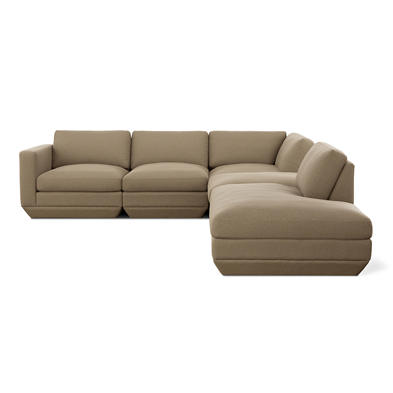 Podium 104x122" 5-Piece Sectional A