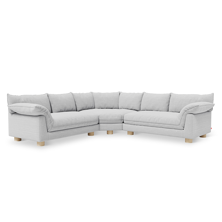 Zoe Bi Sectional Rosslyn Argent P03